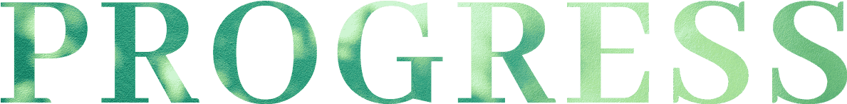 PROGRESS banner 副標題文字圖片